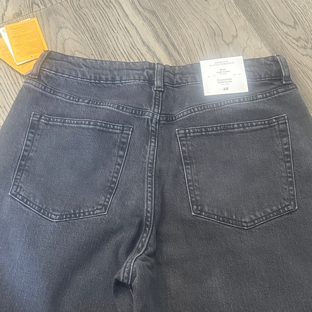 H&M Dark Gray Flare & Wide Leg Jeans - Picture 4 of 7